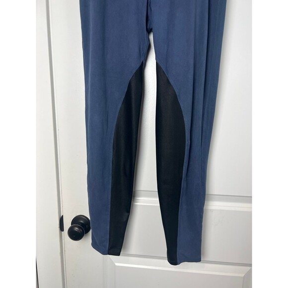 Spanx Faux Leather blue Suede Leggings size xL - Picture 4 of 12